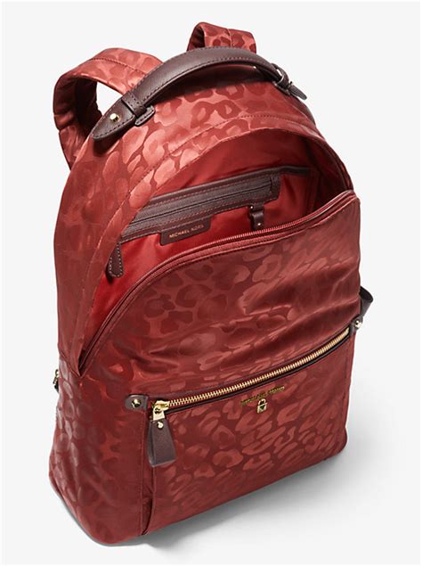 macys michael kors kelsey nylon large backpack leopard|Kelsey Large Leopard Nylon Backpack .